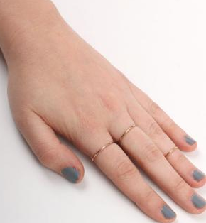 Catbird shop hammered ring